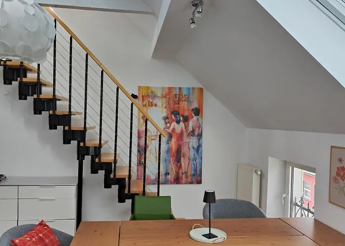 Im Loewental Galeriewohnung An Der Ruhr, 2 Schlafzimmer Auf 2 Ebenen Appartamento Essen